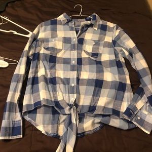 Boutique plaid top